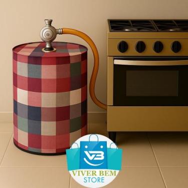 Imagem de Capa botijao de gas 13 kg protetor impervealvel - Viver Bem Estar