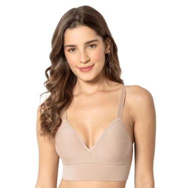 Imagem de Sutiã Soft Sustentação Com Bojo e Sem Aro Trifil, 46, Macadâmia