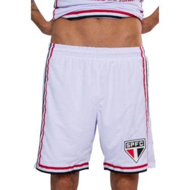 Imagem de Bermuda Com Elástico Oficial São Paulo Masculina-Masculino