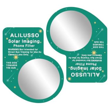 Imagem de ALILUSSO Filtro solar para fotografia de telefone, imagem solar de smartphone, lentes fotográficas aprimoradas - pacote com 2