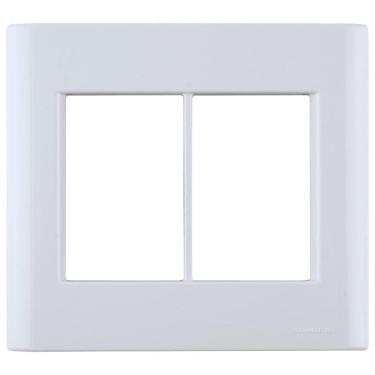 Imagem de Placa Giz 6 Postos 4x4 Branca - 57200071 - Tramontina Placa 6 Postos 4x4 Branca Tramontina 57200-071