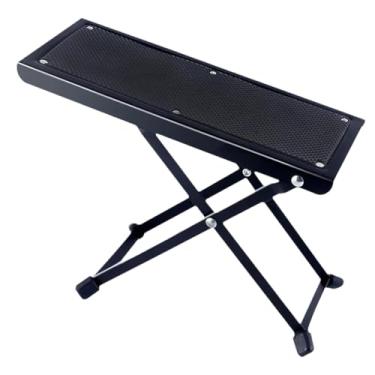 Imagem de MERIGLARE Apoio para os pés de prática de guitarra com ajuste de altura dobrável para violão clássico, acessório com suporte ergonômico e almofada