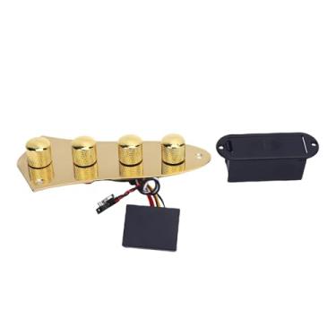 Imagem de RiToEasysports Placa de Controle de pré -amplificador de Baixo Guitar (Dourado)
