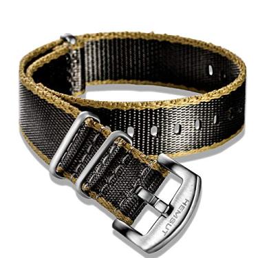 Imagem de torbollo Pulseira de relógio de nylon balístico militar, macia para homens e mulheres, cinto de segurança para relógio de substituição com fivela escovada resistente de 18 mm, 20 mm, 22 mm, 24 mm