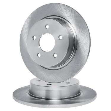 Imagem de R1 Concepts Kit de rotores de freio a disco traseiro| Rotores de freios traseiros | Rotores de freios | Rotores traseiros | Rotores de freios a disco traseiros| Serve para Honda Civic 2017-2021