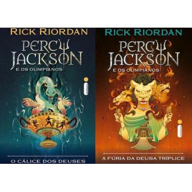Imagem de Percy Jackson E Os Olimpianos 1 e 2  A Fúria da Deusa Tríplice e O Cál