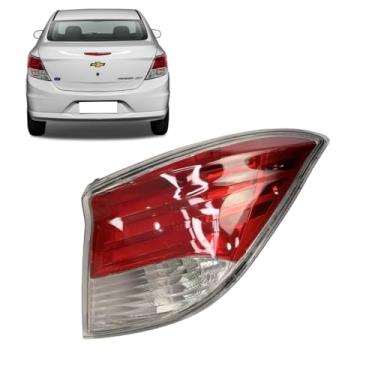 Imagem de Lanterna Traseira Prisma 2013 14 15 16 17 18 2019 Bicolor Lado Esquerdo