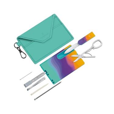 Imagem de Victorinox Swiss Card Classic, 10 funções, feito na Suíça, multiferramenta para mulhere...