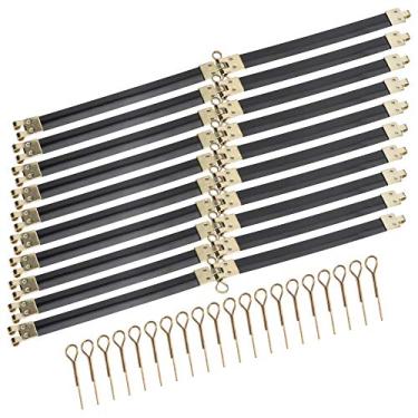Imagem de AYNEFY Acessórios para Bolsas de Sapatos, Moldura Flexível Interna de Metal, Fecho Beijo, Dobradiças de Bolsa, Substituições de Hardware para , de Ombro, Carteira Artesanal, Artesanato Faça você Mesmo, 20 Peças, Flexível