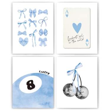 Imagem de Conjunto de impressões de arte de parede okaxscm Coquette Trendy Prepp