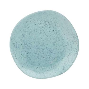 Imagem de Prato Sobremesa Oxford Ryo Blue Bay Porcelana 21,5 cm