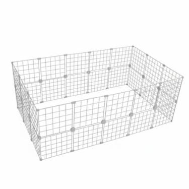 Imagem de Cercado Aramado para Cachorro Coelho Porquinho da Índia 90x150x60cm Br