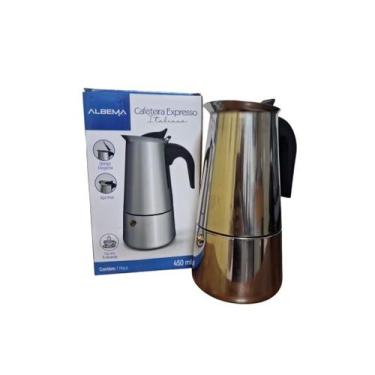 Imagem de Cafeteira Italiana Expresso 450ml em Inox Para 9 Xícaras - ALBEMA