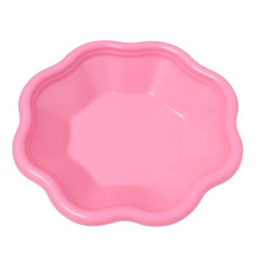 Imagem de Prato Infantil Alimentação Merenda Escolar 550ml Fundo (Rosa)