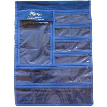 Imagem de Hagerty Porta-joias para pendurar feito com pano prateado da Hagerty para evitar manchas