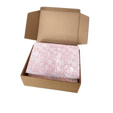 Imagem de Kit Caixas de Papelão Para Envios E-Commerce 20x16x7cm Com Papel de Seda Branco (20)