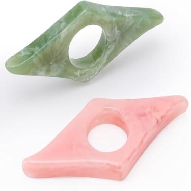 Imagem de Suporte de página para leitura, pacote com 2, marcador de livro com padrão energético, suporte de abridor de livros, suporte de página de dedo de livro, acessórios de livros para amantes de leitura