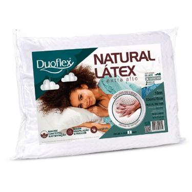 Imagem de Travesseiro Natural Latex Extra Alto 50cm x 70cm Duoflex