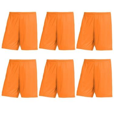 Imagem de Kit 6 Atacado Calções PMC Futebol Infantil