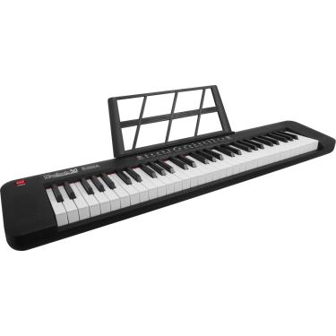 Imagem de Teclado Musical Portátil 61 Teclas Rhythmic 50 Preto