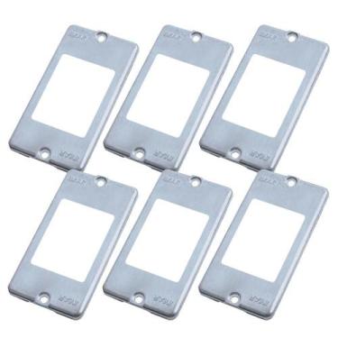 Imagem de Kit 6 Tampa Condulete 3 Postos Tomadas Juntas 3/4' Alumínio - Imar