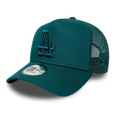 Imagem de Boné New Era A-Frame Trucker LA Dodgers League Dark Green-Masculino
