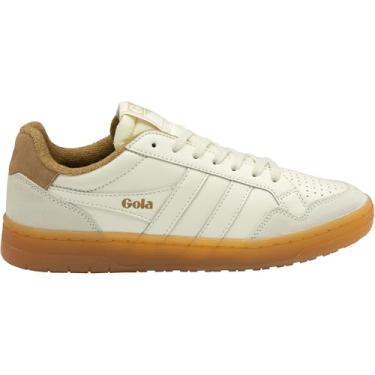 Imagem de Gola Tênis feminino Eagle 86, Branco esbranquiçado/caramelo claro/chiclete, 40