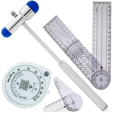 Imagem de Kit Goniometro Grande Dedo Martelo Buck Fita Imc Fisio - SEM  MARCA, M