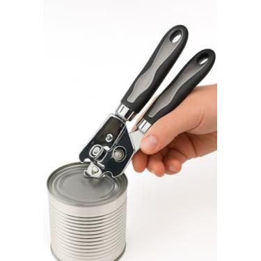 Imagem de Abridor de Latas Manual Premium em Aço Inox, Multiuso para Latas, Garrafas e Tampas, com Alça Ergonômica, Ideal para Cozinha, Bar e Camping