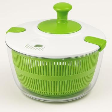 Imagem de Secador De Salada Frutas Legumes Folhas 5L Grande Eficiênte (Verde)