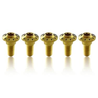 Imagem de Parafusos de montagem do rotor do disco de freio traseiro Arashi para Suzuki SV650 99-02, GSXR 750 85-95, GSXR 1100 89-00, GSX1300R Hayabusa 99-07, GSF Bandit 1200 96-05 Parafusos Torx cônicos de