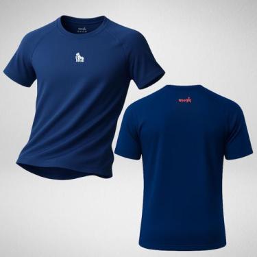 Imagem de Camiseta Masculina Para academia esportes treino Com Proteção UV 50 Te