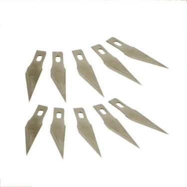 Imagem de Kit 10 Laminas Estilete Precisão Bisturi Artesanato 11 Kst - PIATC