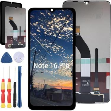 Imagem de Yuxyiony Nova tela de substituição para tela LCD Hotwav Note 16 Pro e acessórios de ferramenta de substituição.