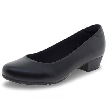 Imagem de Sapato feminino salto baixo modare - 7032400, Preto, 35