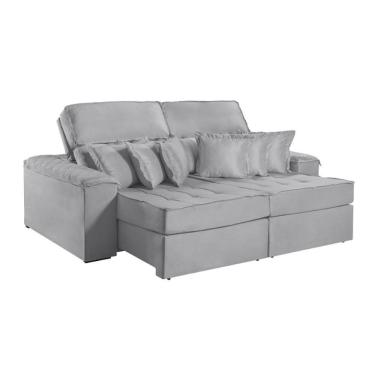 Imagem de Sofa Martins M-188 02 Md.80 Com Almofadas V-211 Cinza