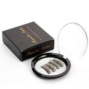 Imagem de Cílios Magnéticos 3D Natural Olho Inteiro 4 Imãs + Pinça