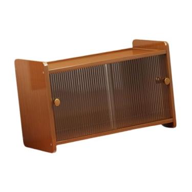 Imagem de SiaBiced Armário de balcão organizador de mesa estilo antigo multifuncional para escritório, penteadeira, estante para livros e sala de estar, 35x20x27cm