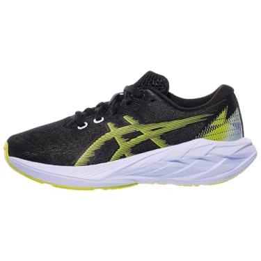 Imagem de ASICS Tênis infantil unissex Novablast 5 Gs (criança pequena), Preto/Citron, 17