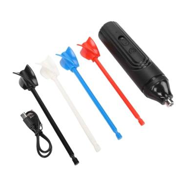 Imagem de RiToEasysports Misturador de Resina, Agitador Elétrico Sem Escova Portátil Recarregável de PVC Com 4 Pás Codificadas por Cores para Mistura Eficiente de Tinta de Silicone e Artesanato DIY