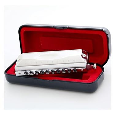 Imagem de Gaita cromática moderna com 10 furos e 40 tons