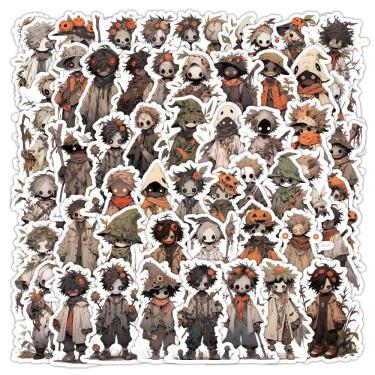 Imagem de Adesivos Scarecrows, vinil impermeável, anime, 60 unidades/lote, 5-7 cm
