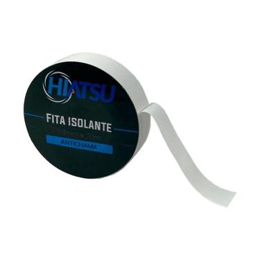 Imagem de Fita Isolante 0,13mmx19mmx20mt Branca Hiatsu único