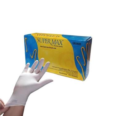 Imagem de Luva de Látex Premium Quality Com Pó -  Supermax, G