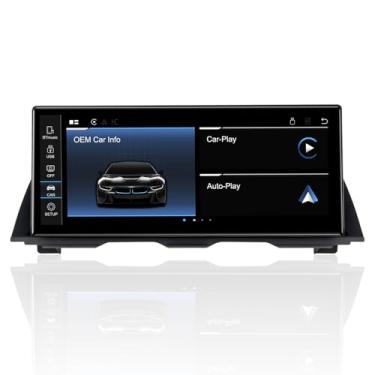 Imagem de PEMP Tela vertical 2021 Android 10 Head Unit, tela sensível ao toque IPS 10,3 polegadas Qualcomm 8core 4 GB + 64 GB Carplay, Android Auto para BMW F10 F11 (2012-2017) NBT