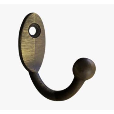 Imagem de Cabide P/roupa Cabides Gancho Parede Medio De Metal 2pçs - FERRAGENS, 