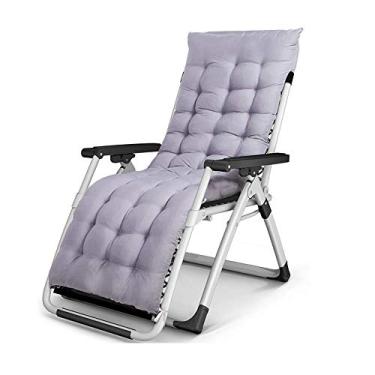 Imagem de Cadeiras de pátio, cadeiras dobráveis com gravidade zero, reclináveis, para uso ao ar livre, poltronas dobráveis ajustáveis para deck, pátio, praia, quintal, pacote durável