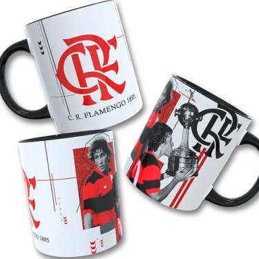 Imagem de Caneca Zico Coleção Ídolos Flamengo, 350ml