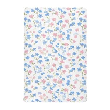 Imagem de STAYTOP Lençóis de berço para meninos e meninas, lençol com elástico para berço padrão e colchão infantil, lençol de microfibra supermacia, 137 x 71 cm