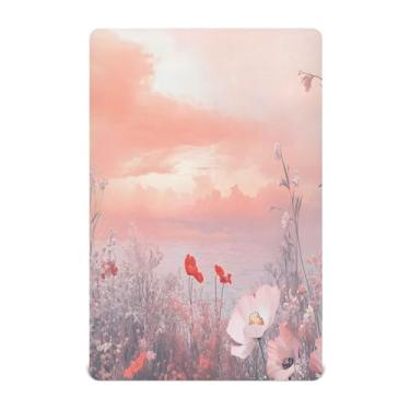 Imagem de xigua Lençóis de berço Dreamy Sky para meninas e meninos, lençol macio e respirável adequado para berço padrão e cama infantil 71 x 132 cm